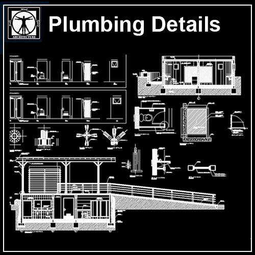 Plumbing Details&nbsp;,blocks,design,drawing