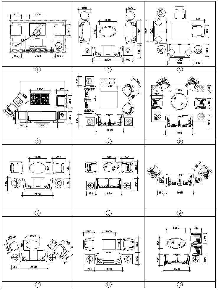 Best sofa blocks and elevation